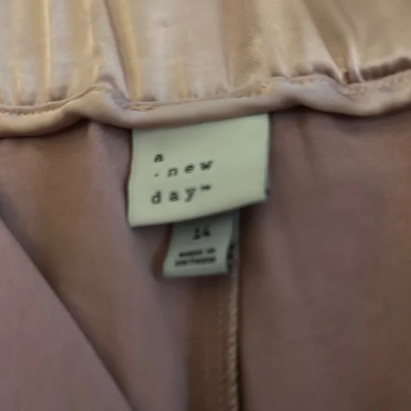 a new day Tan Wide Leg Pants with Elegant Pleats - Picture 4 of 10